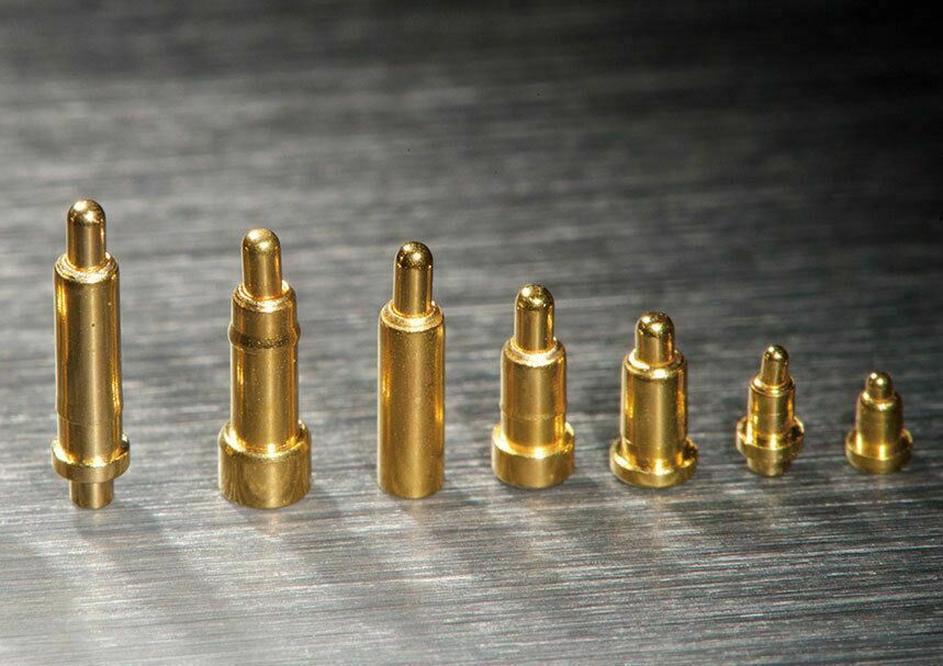 1set male +female pitch 3mm 1.2A probe connector spring thimble charging spring needle conductive 10P pogo pin 10pin RIPZV