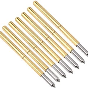 100pcs P75-B Spring Test Probe Dia 1.7mm Conical Head 2.02mm Thimble Length 33.3mm PCB Testing Pin Pogo Pin Test Tools