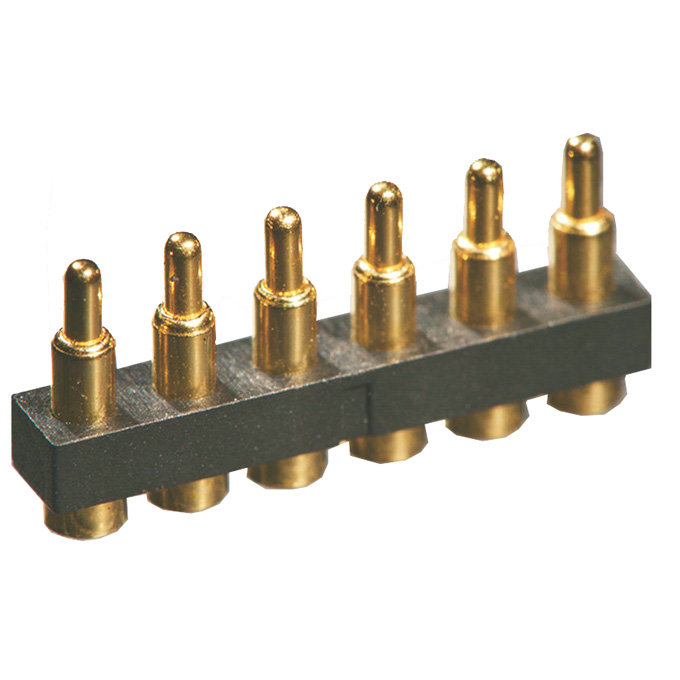 Pogo Pin Spring Connector - 6 Pin