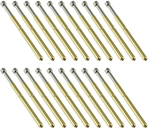 e outstanding 20 pack gold plated spring test probe pogo pin p125 a dia 25mm