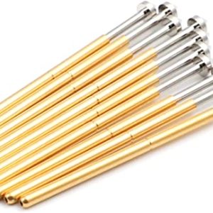 Fielect 10 Pcs P100-E5 2.5mm Dia Spring Test Probe Pogo Pin Test Tools Testing Pin Spring Contact Probe