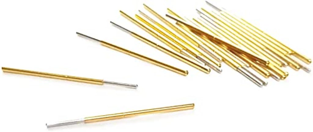 P100J Spherical Tip Spring Loaded Test Probe Pin 33mm Length 100Pcs ...
