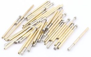uxcell 40pcs p125h 25mm crown tip spring test probes pins 33mm for pcb borad
