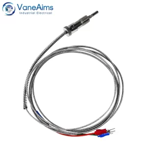 Compression Spring Thermocouple M12 VaneAims K J PT100 Type Metal Temperature Sensor 0.5m 1m 2m 3m for Temperature Controller - AliExpress 1420