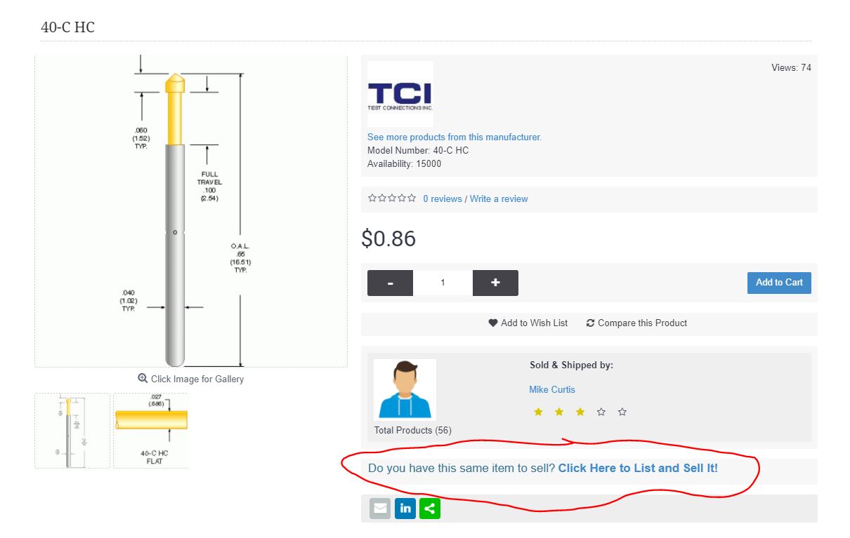 list same product