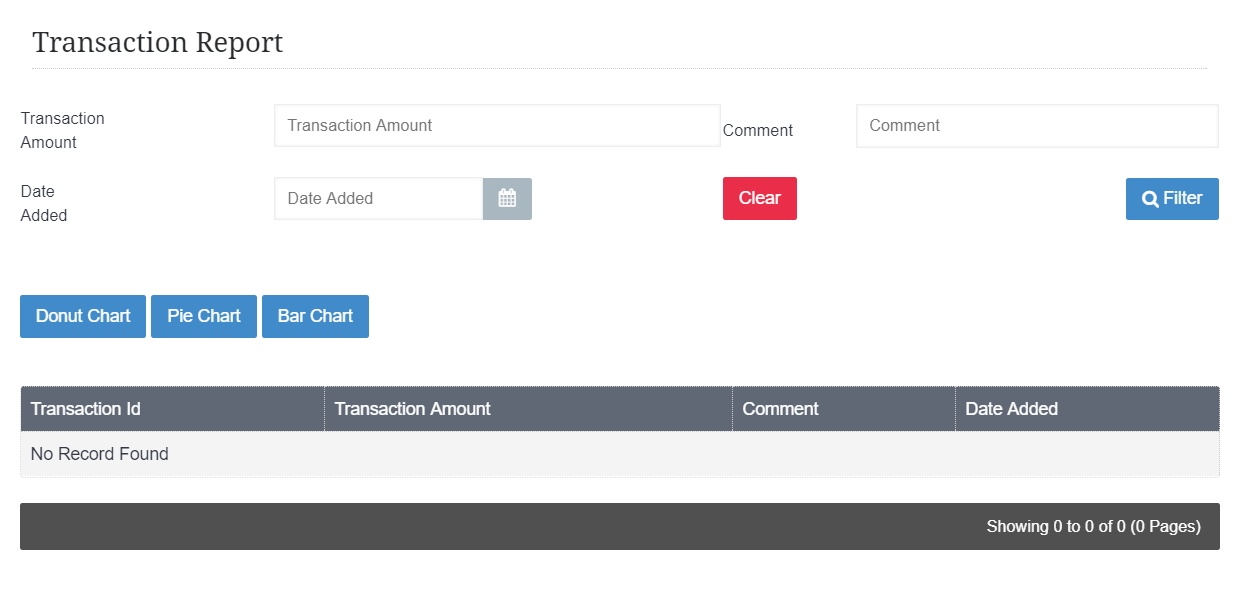 transaction report tool